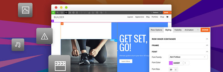 themify page builders WordPress