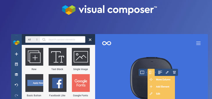 visual composer website Builder