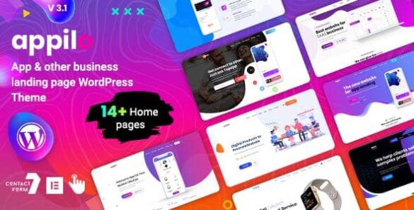 Appilo App Landing Page WordPress Theme