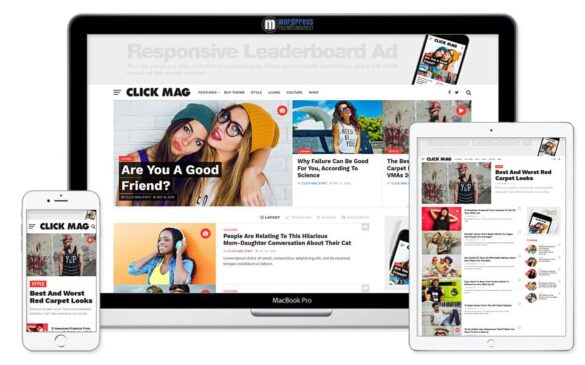 Click Mag - Viral WordPress News Magazine/Blog Theme