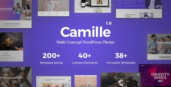 Camille theme- Multi-Concept WordPress Theme
