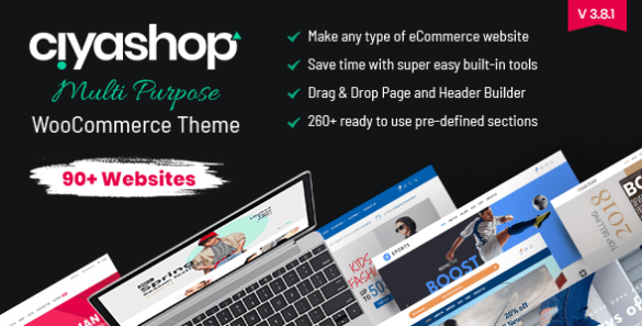 CiyaShop Multipurpose WordPress theme