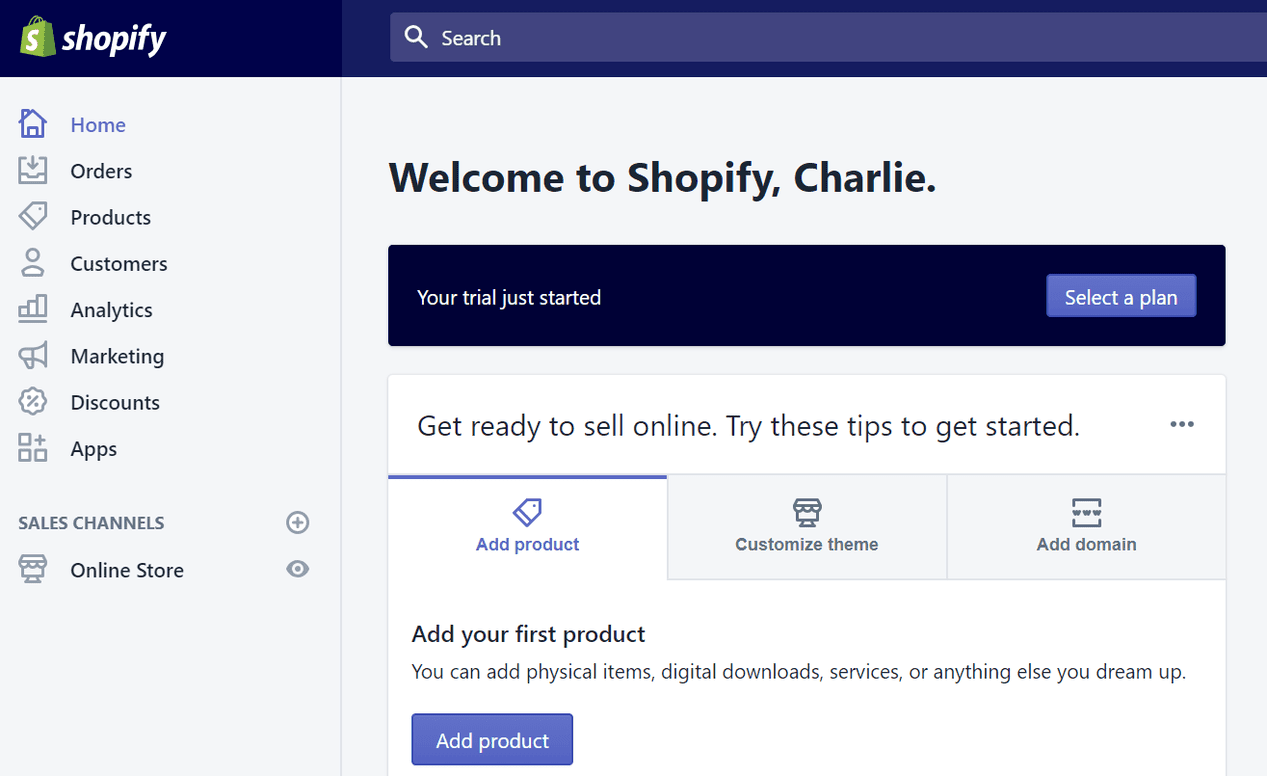 Shopify easy of use