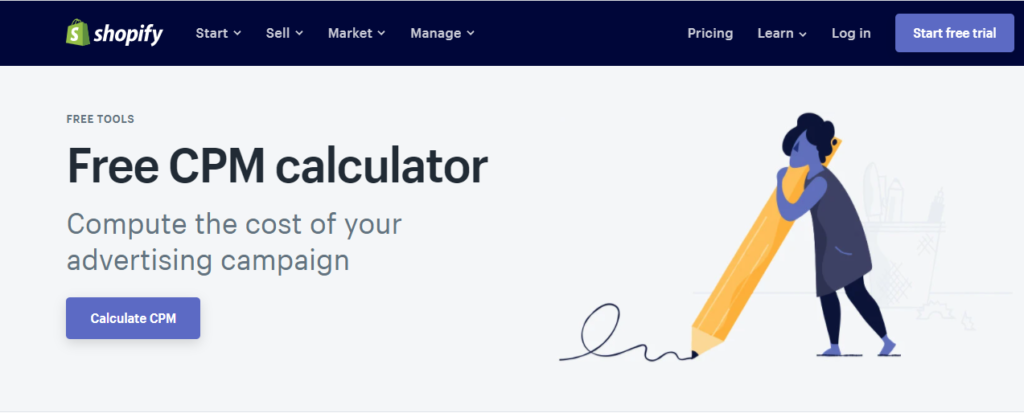 Free CPM Calculator Shopify Tool, Shopify Tools