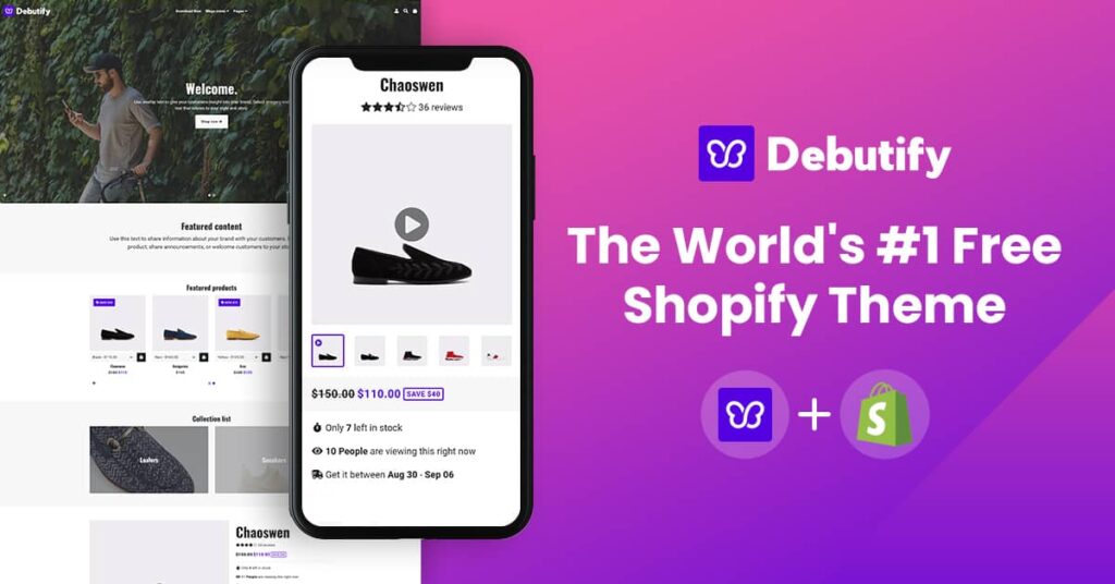 debutify best free shopify theme