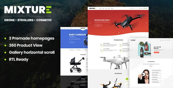 mixture single product shopify theme