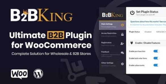 B2BKing The Ultimate Wholesale WooCommerce B2B Plugin