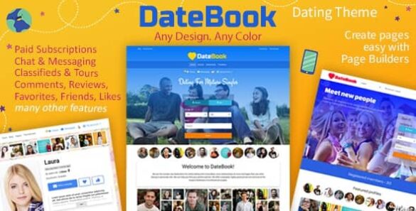 datebook dating wordpPress theme