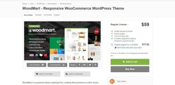 WoodMart Responsive WooCommerce WordPress Theme