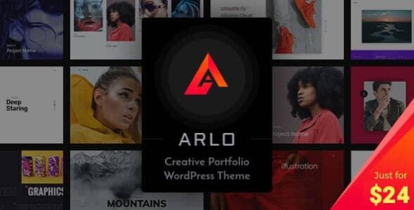 arlo portfolio wordPress theme