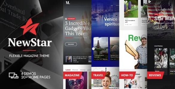 NewStar Magazine & News WordPress Theme